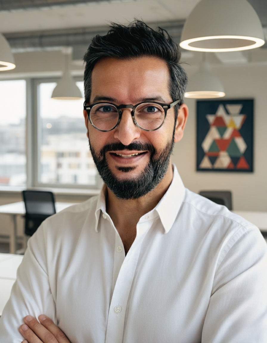 Nabil Haschemie standing